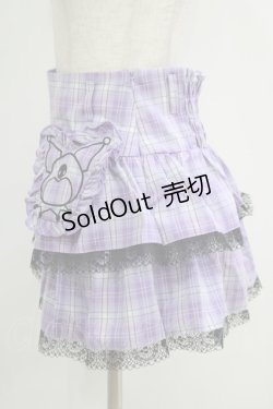 画像2: QOOZA / Kuromi mini skirt  ラベンダー H-25-11-08-024-PU-SK-KB-ZH