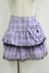 QOOZA / Kuromi mini skirt  ラベンダー H-25-11-08-025-PU-SK-KB-ZH
