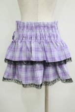 画像3: QOOZA / Kuromi mini skirt  ラベンダー H-25-11-08-025-PU-SK-KB-ZH (3)