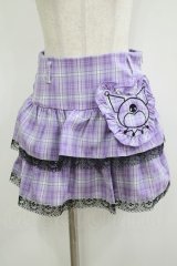 QOOZA / Kuromi mini skirt  ラベンダー H-25-11-09-1029-PU-SK-KB-ZH