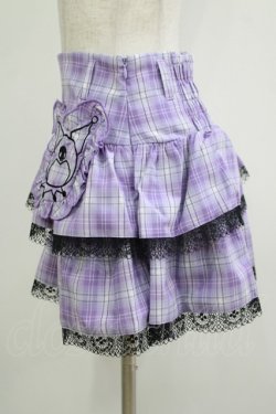 画像2: QOOZA / Kuromi mini skirt  ラベンダー H-25-11-09-1029-PU-SK-KB-ZH