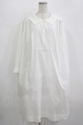 Jane Marple Dans Le Salon / French marine collar shirt dress  off white H-25-11-09-1003-JM-OP-KB-ZH