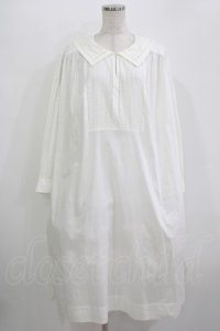 Jane Marple Dans Le Salon / French marine collar shirt dress  off white H-25-11-09-1003-JM-OP-KB-ZH