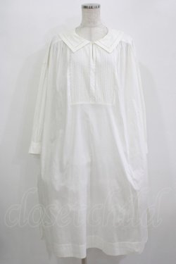 画像1: Jane Marple Dans Le Salon / French marine collar shirt dress  off white H-25-11-09-1003-JM-OP-KB-ZH