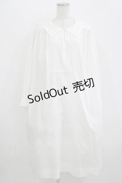 画像1: Jane Marple Dans Le Salon / French marine collar shirt dress  off white H-25-11-09-1003-JM-OP-KB-ZH