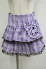 画像1: QOOZA / Kuromi mini skirt  ラベンダー H-25-11-09-1031-PU-SK-KB-ZH (1)