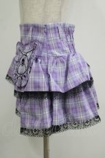 画像2: QOOZA / Kuromi mini skirt  ラベンダー H-25-11-09-1032-PU-SK-KB-ZH (2)