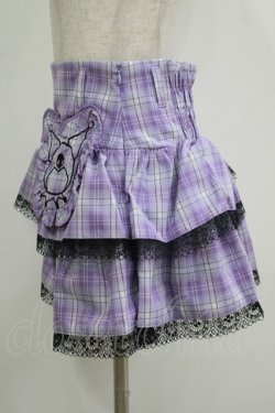 画像2: QOOZA / Kuromi mini skirt  ラベンダー H-25-11-09-1032-PU-SK-KB-ZH