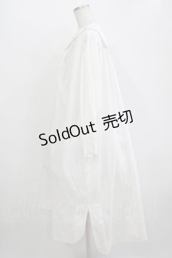 画像2: Jane Marple Dans Le Salon / French marine collar shirt dress  off white H-25-11-09-1003-JM-OP-KB-ZH