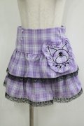 QOOZA / Kuromi mini skirt  ラベンダー H-25-11-09-1035-PU-SK-KB-ZH