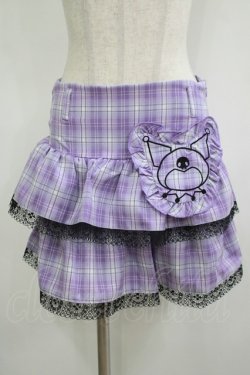 画像1: QOOZA / Kuromi mini skirt  ラベンダー H-25-11-09-1036-PU-SK-KB-ZH