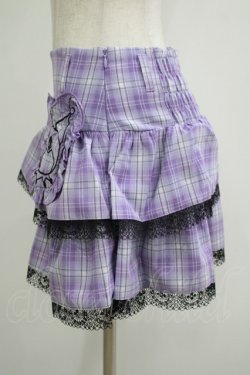 画像2: QOOZA / Kuromi mini skirt  ラベンダー H-25-11-09-1036-PU-SK-KB-ZH