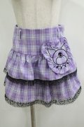 QOOZA / Kuromi mini skirt  ラベンダー H-25-11-09-1038-PU-SK-KB-ZH
