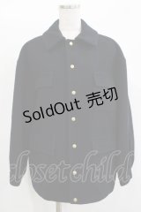 Jane Marple Dans Le Salon / ポケットウールコート  ブラック H-25-11-09-1041-JM-CO-KB-ZH