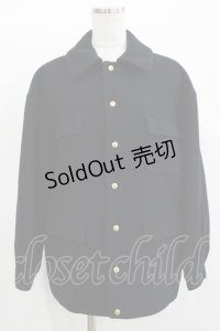 Jane Marple Dans Le Salon / ポケットウールコート  ブラック H-25-11-09-1041-JM-CO-KB-ZH