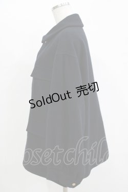 画像2: Jane Marple Dans Le Salon / ポケットウールコート  ブラック H-25-11-09-1041-JM-CO-KB-ZH