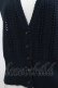 画像4: Jane Marple / スカラップトリミングクロッシュレースベスト  ネイビー H-25-11-09-1043-JM-TO-KB-ZH (4)