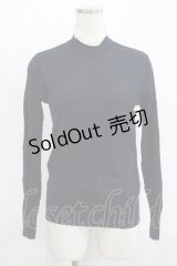 Jane Marple / レースハイネックニット  ネイビー H-25-11-09-1044-JM-TO-KB-ZH