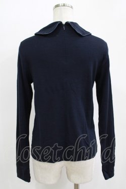 画像3: Jane Marple Dans Le Salon / ラウンドカラーカットソー  ネイビー H-25-11-09-1046-JM-TO-KB-ZH