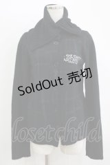 h.ANARCHY / チェックプリントニットカーディガン  ブラック H-25-11-09-1047-HN-TO-KB-ZH