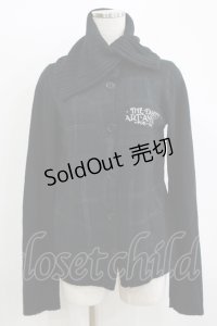 h.ANARCHY / チェックプリントニットカーディガン  ブラック H-25-11-09-1047-HN-TO-KB-ZH