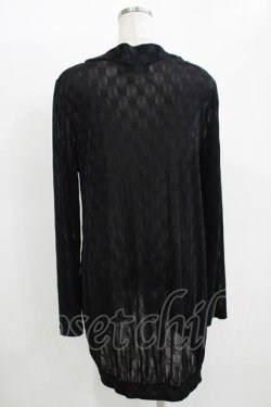 画像3: BPN FOR MEN / シアードットカーディガン  黒 H-25-11-09-1050-GO-TO-KB-ZH