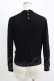画像3: Jane Marple Dans Le Salon / Ripe cotton pleats frill sweater  black × off white H-25-11-09-1051-JM-TO-KB-ZH (3)