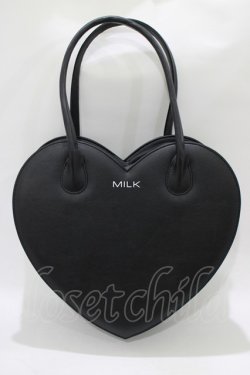 画像2: MILK / ハートバッグ  ブラック H-25-11-09-1054-ML-BG-KB-ZH