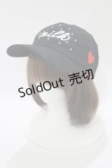 MILK / ロゴドット Cap  ブラック H-25-11-09-1067-ML-AC-KB-ZH
