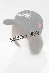 MILK / ロゴドット Cap  ブラック H-25-11-09-1067-ML-AC-KB-ZH