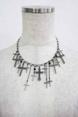 画像1: Moi-meme-Moitie / M+ROSE×十字架ネックレス   H-25-11-09-1071-MO-AC-KB-ZH