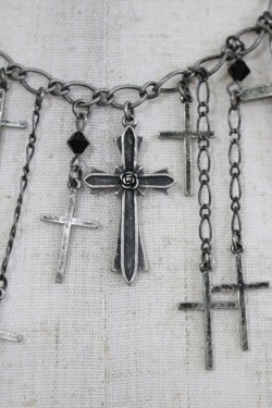 画像2: Moi-meme-Moitie / M+ROSE×十字架ネックレス   H-25-11-09-1071-MO-AC-KB-ZH