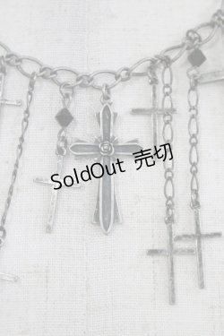 画像2: Moi-meme-Moitie / M+ROSE×十字架ネックレス   H-25-11-09-1071-MO-AC-KB-ZH