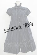 MILK / ストライプティアードワンピース  ネイビー H-25-11-09-1006-ML-OP-KB-ZH