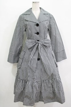 画像1: MILK / MILKスプリングコート  ブラックギンガム H-25-11-09-1007-ML-CO-KB-ZH