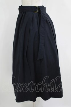 画像2: Jane Marple Dans Le Salon / サイロスパンラップスカート  ネイビー H-25-11-09-1009-JM-SK-KB-ZH