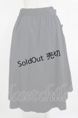 画像3: Jane Marple Dans Le Salon / サイロスパンラップスカート  ネイビー H-25-11-09-1009-JM-SK-KB-ZH