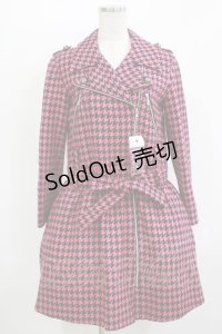 MILK / ライダースコートワンピ  ピンク H-25-11-09-1013-ML-CO-KB-ZH