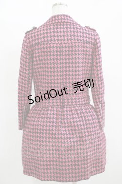 画像3: MILK / ライダースコートワンピ  ピンク H-25-11-09-1013-ML-CO-KB-ZH