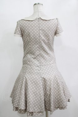 画像3: MILK / ドットワンピ  グレージュ H-25-11-09-1014-ML-OP-KB-ZH