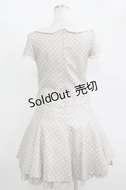 画像3: MILK / ドットワンピ  グレージュ H-25-11-09-1014-ML-OP-KB-ZT383