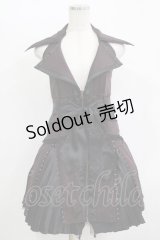 Ozz oneste / プリーツ切替ホルターワンピース  ボルドー H-25-11-09-1015-OO-OP-KB-ZH