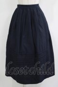 Jane Marple / コットンロングスカート  ネイビー H-25-11-09-1016-JM-SK-KB-ZH