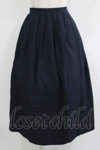 Jane Marple / コットンロングスカート  ネイビー H-25-11-09-1016-JM-SK-KB-ZH
