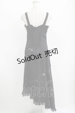 画像3: h.naoto Blood / プリント切替縫合ロングワンピース  ブラック H-25-11-09-1017-HN-OP-KB-ZH