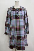 MILK / Beeチェックワンピース  ANDERSON tartan H-25-11-09-1019-ML-OP-KB-ZH