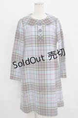 MILK / Beeチェックワンピース  ANDERSON tartan H-25-11-09-1019-ML-OP-KB-ZH