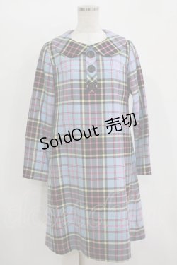 画像1: MILK / Beeチェックワンピース  ANDERSON tartan H-25-11-09-1019-ML-OP-KB-ZH