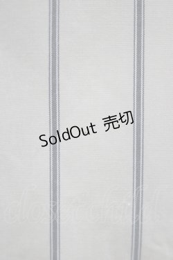 画像4: Jane Marple / バッククロスドミトリースカート  light beige-stripe H-25-11-09-1002-JM-OP-KB-ZH