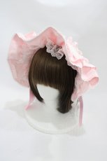 画像1: Angelic Pretty / トーションレースブリム付カチューシャ  ピンク H-25-11-10-001-AP-AC-NS-ZH (1)